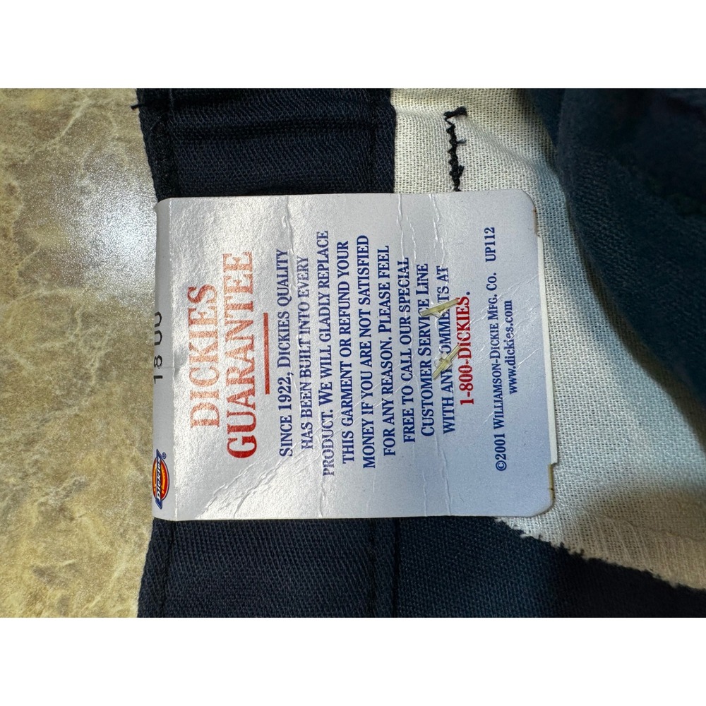 Dickies Occupational Wear Mens Navy Blue Quilted Lined Work Jacket 16UU NWT